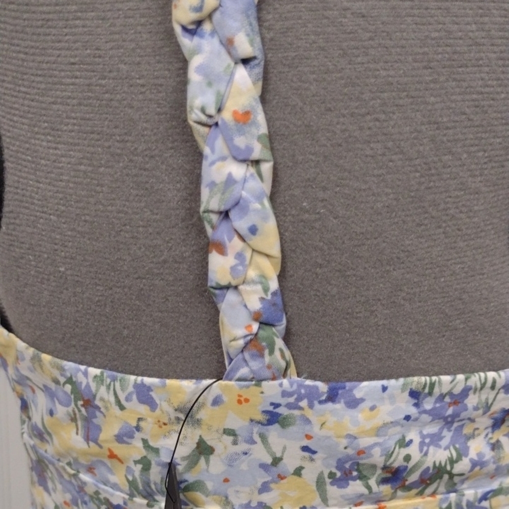 NEW Lulu's Blue and White Ruffled Tiered Maxi Dress - Picture 11 of 16